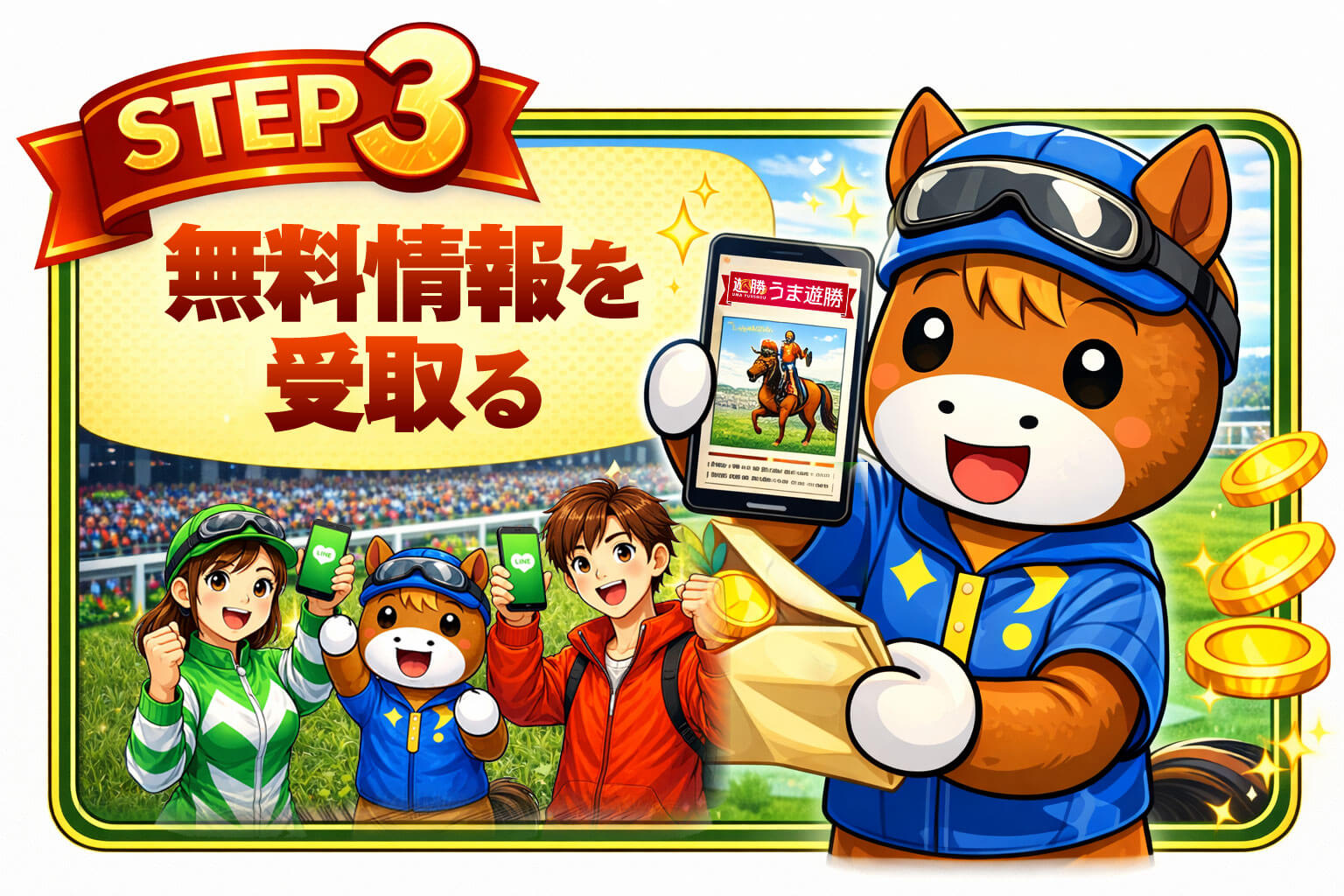 STEP3 無料情報を受取る